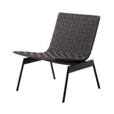 Ville AV44 + AV45 Outdoor Stacking Lounge Chair: Set of 2 + Without Armrest (AV44) + Warm Black + Without Cushion