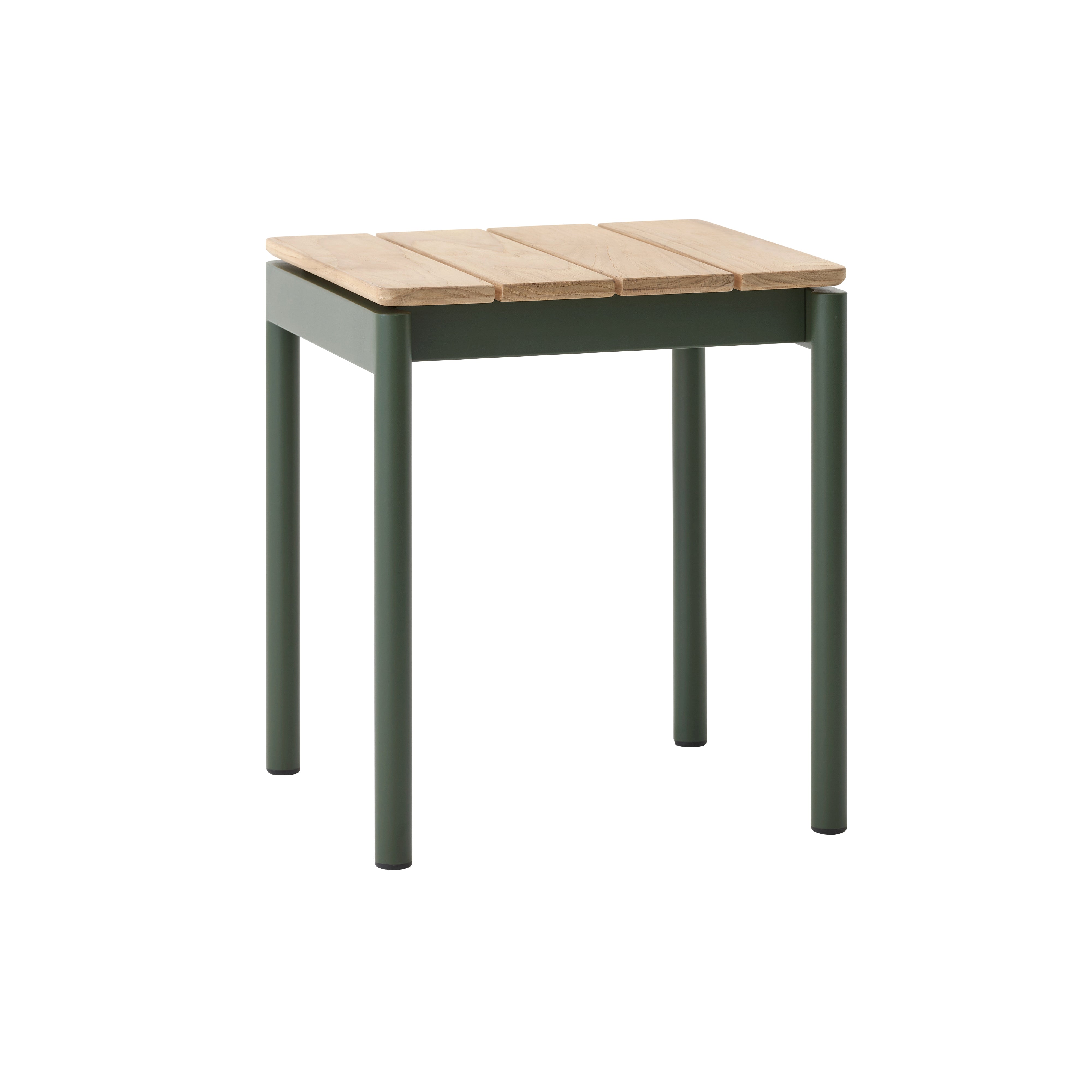 Ville AV47 Outdoor Stacking Footstool: Bronze Green + Without Seat Pad
