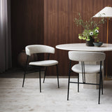 Violin Dining Chair: Fully Upholstered + LS
