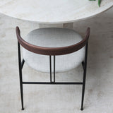 Violin Dining Chair: Seat Upholstered + LS