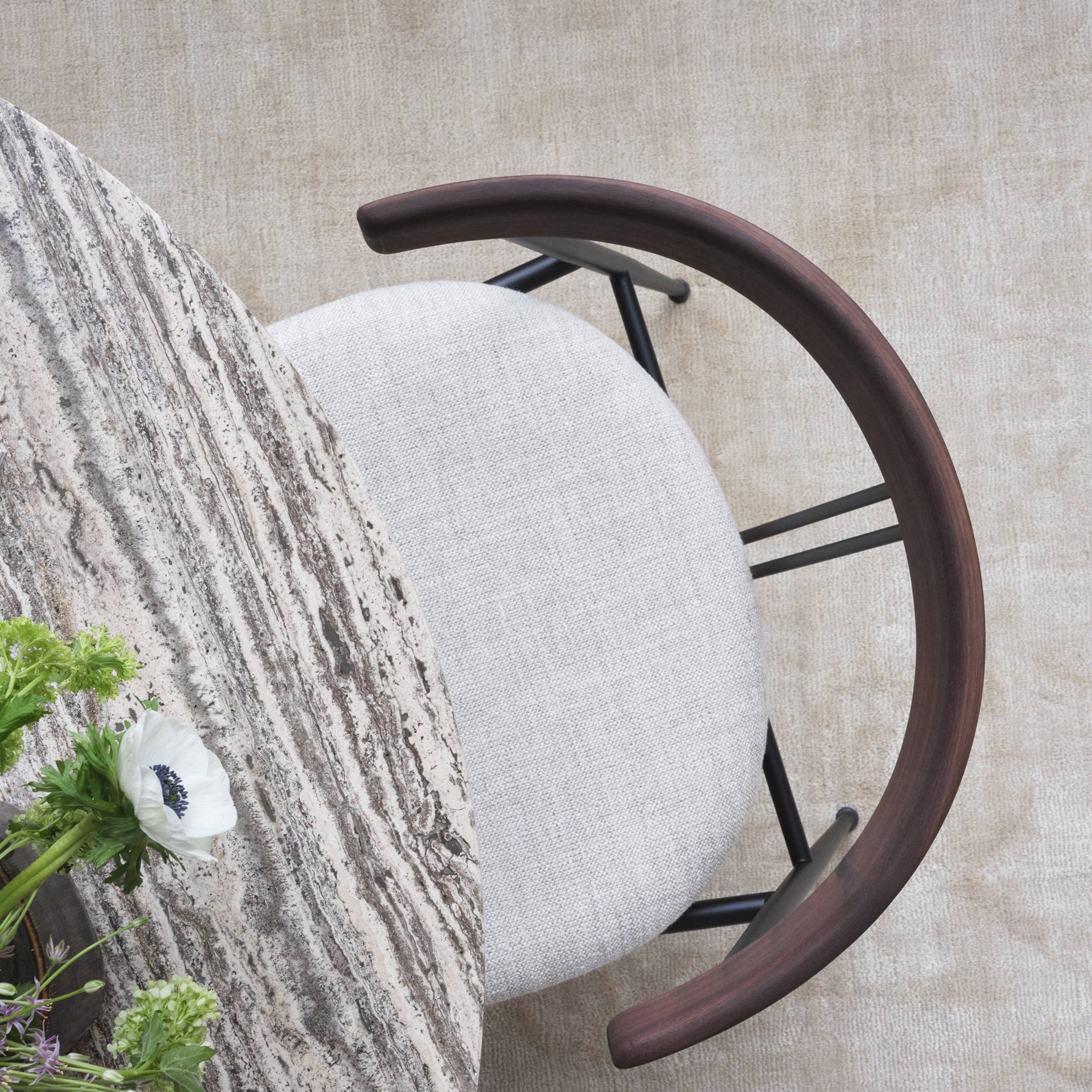 Violin Dining Chair: Seat Upholstered + LS