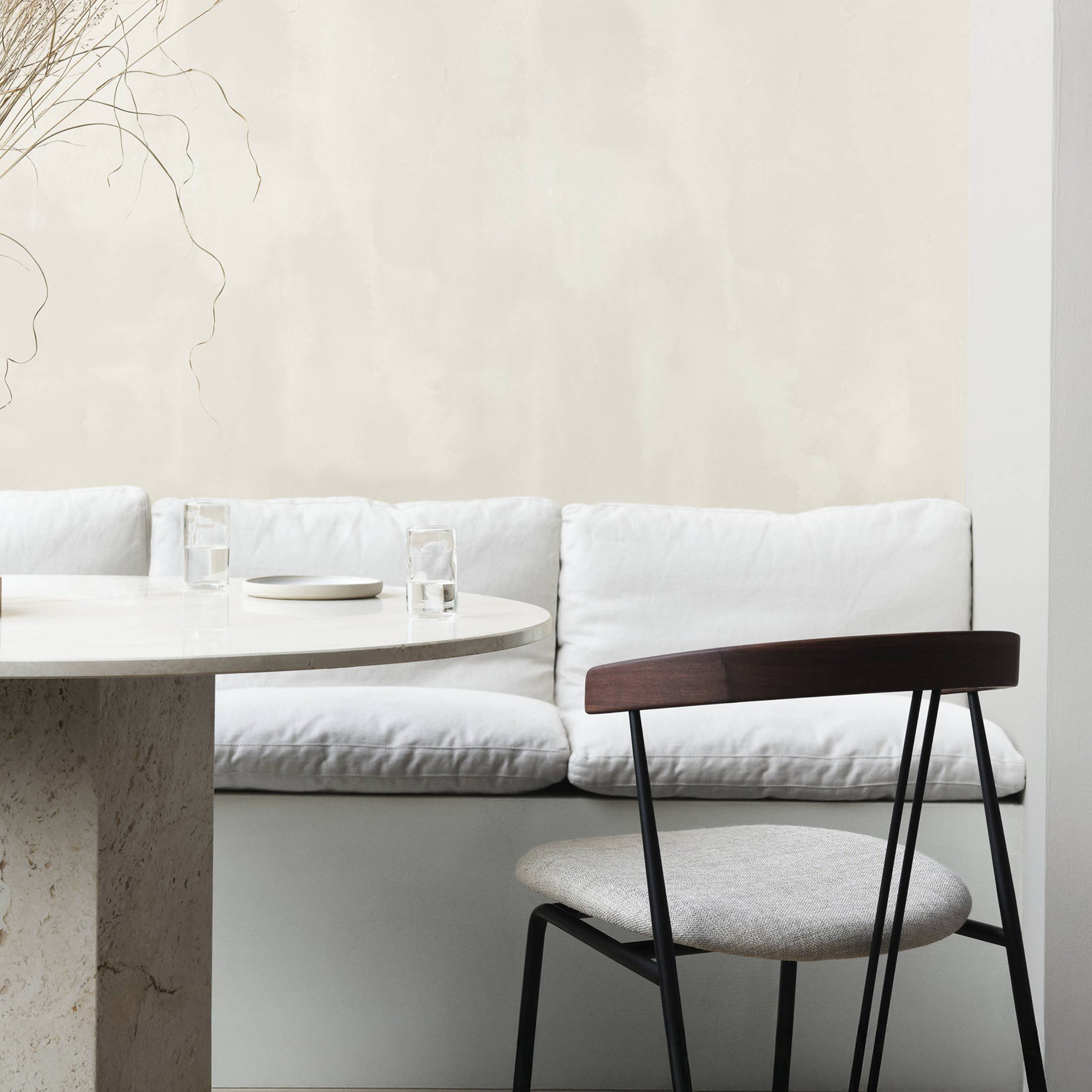 Violin Dining Chair: Seat Upholstered + LS
