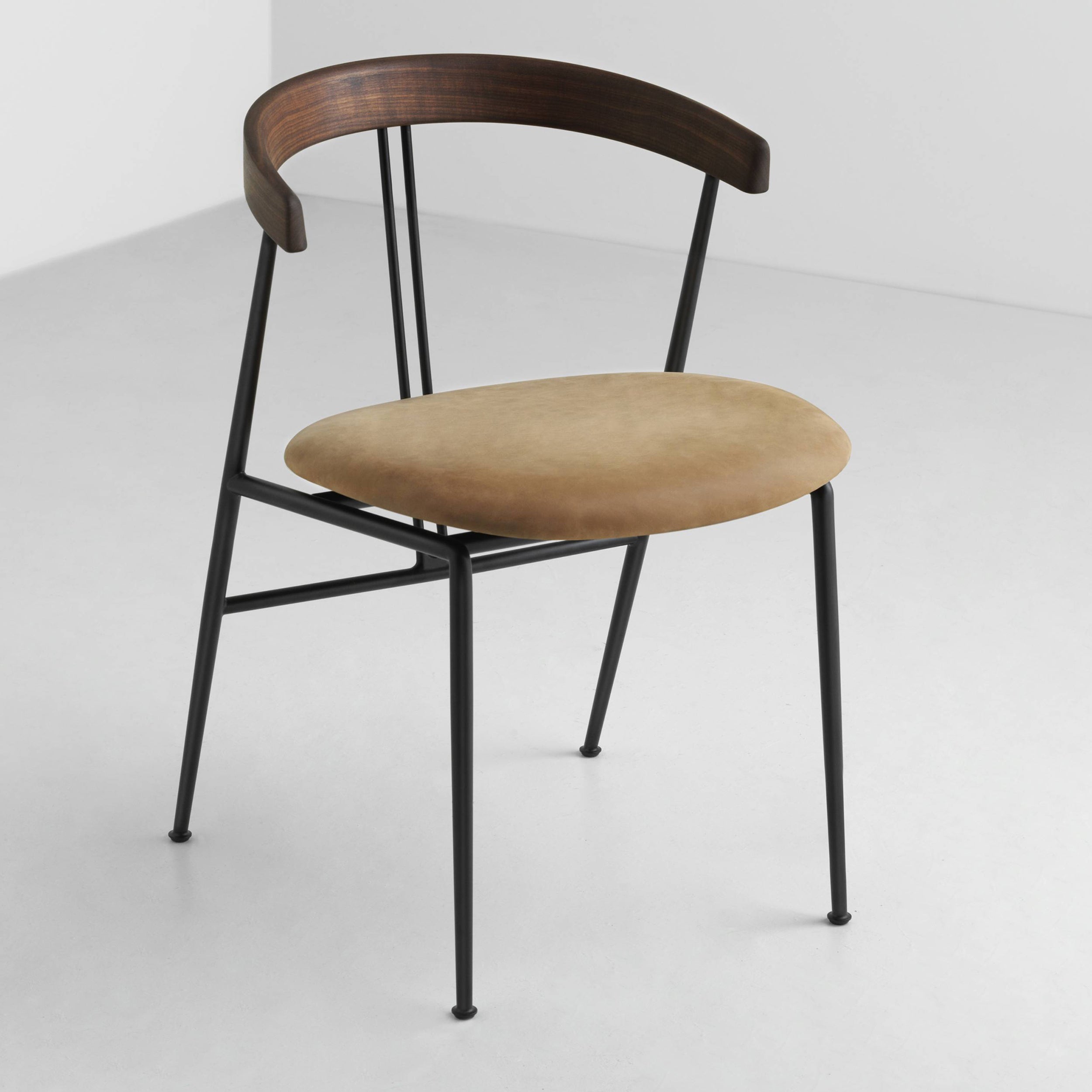 Violin Dining Chair: Seat Upholstered + LS
