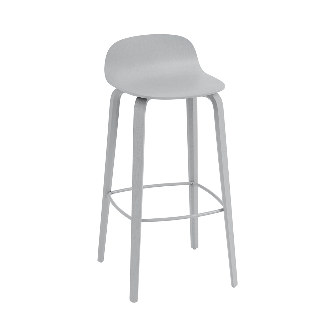 Visu Bar Stool: Grey