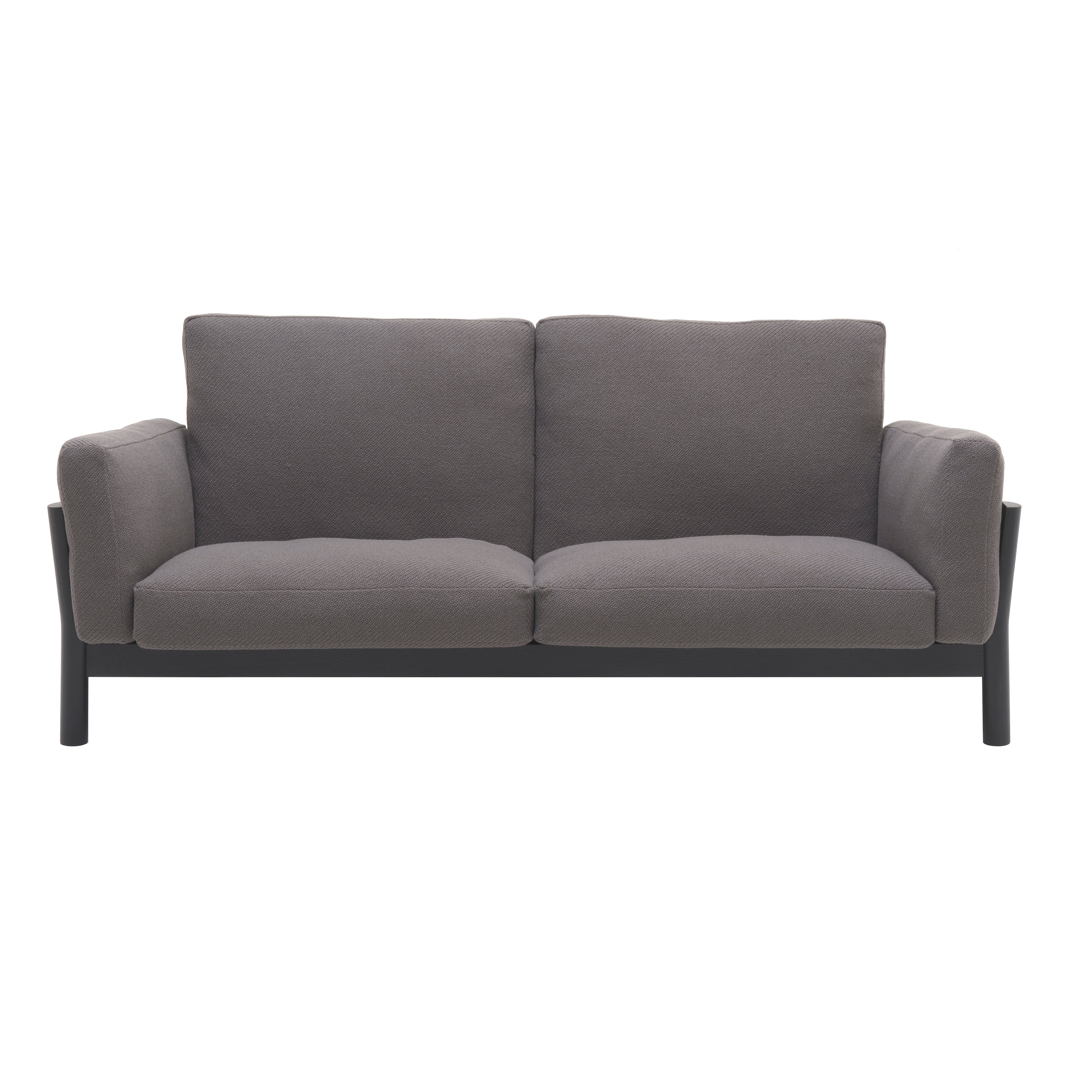 Castor Sofa 3 Seater: Black Oak