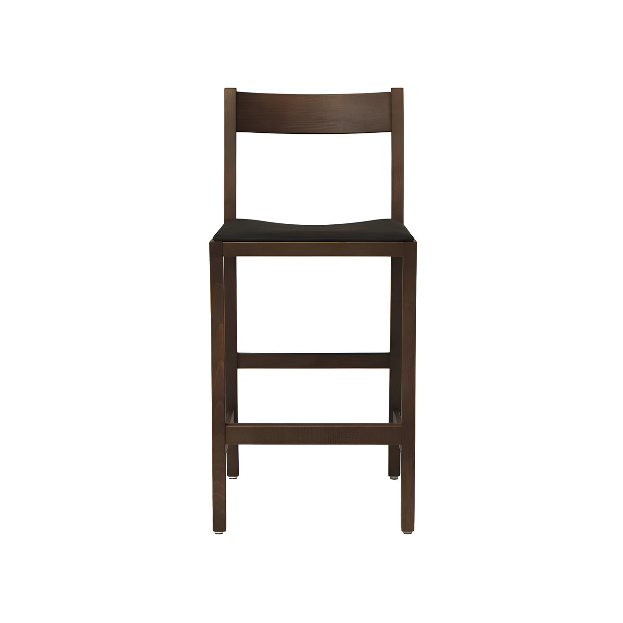 Waiter Bar + Counter Stool Upholstered: Counter + Walnut Stained Beech