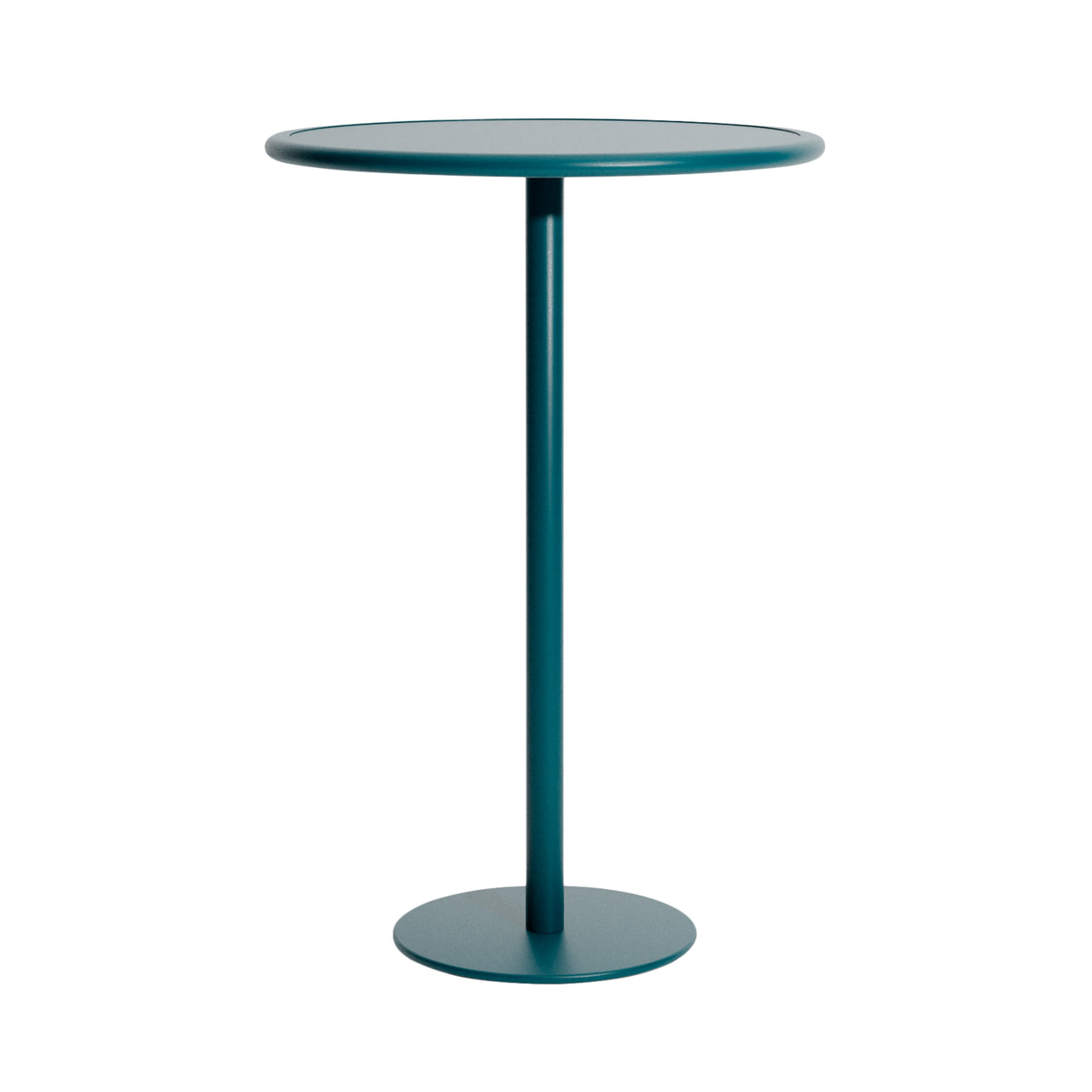 Week-End High Table: Round + Ocean Blue