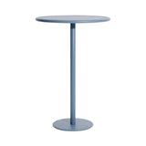 Week-End Bistro High Table: Round + Pigeon Blue