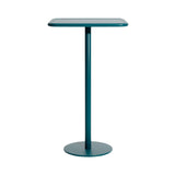 Week-End Bistro High Table: Square + Ocean Blue