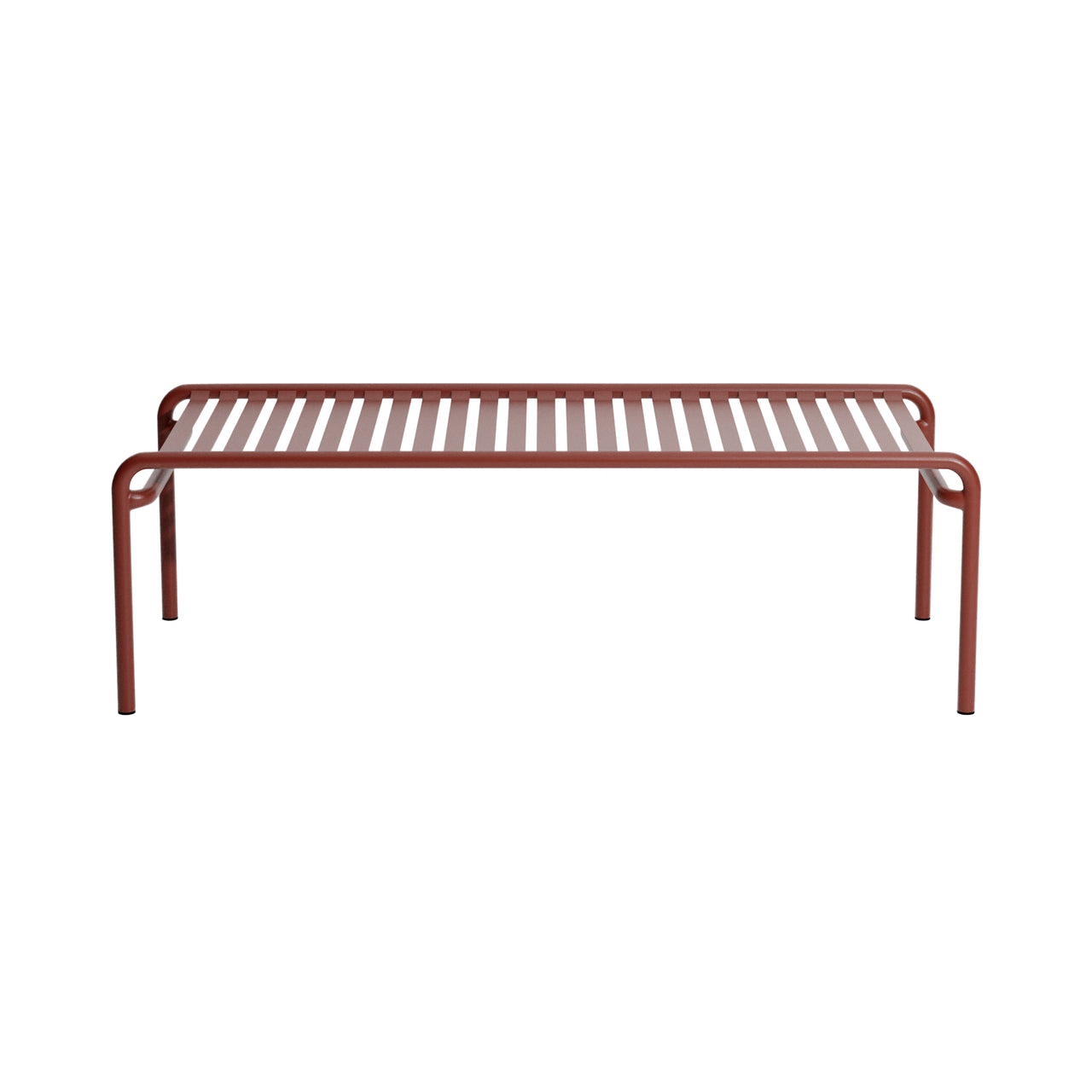 Week-End Long Coffee Table: Brown Red