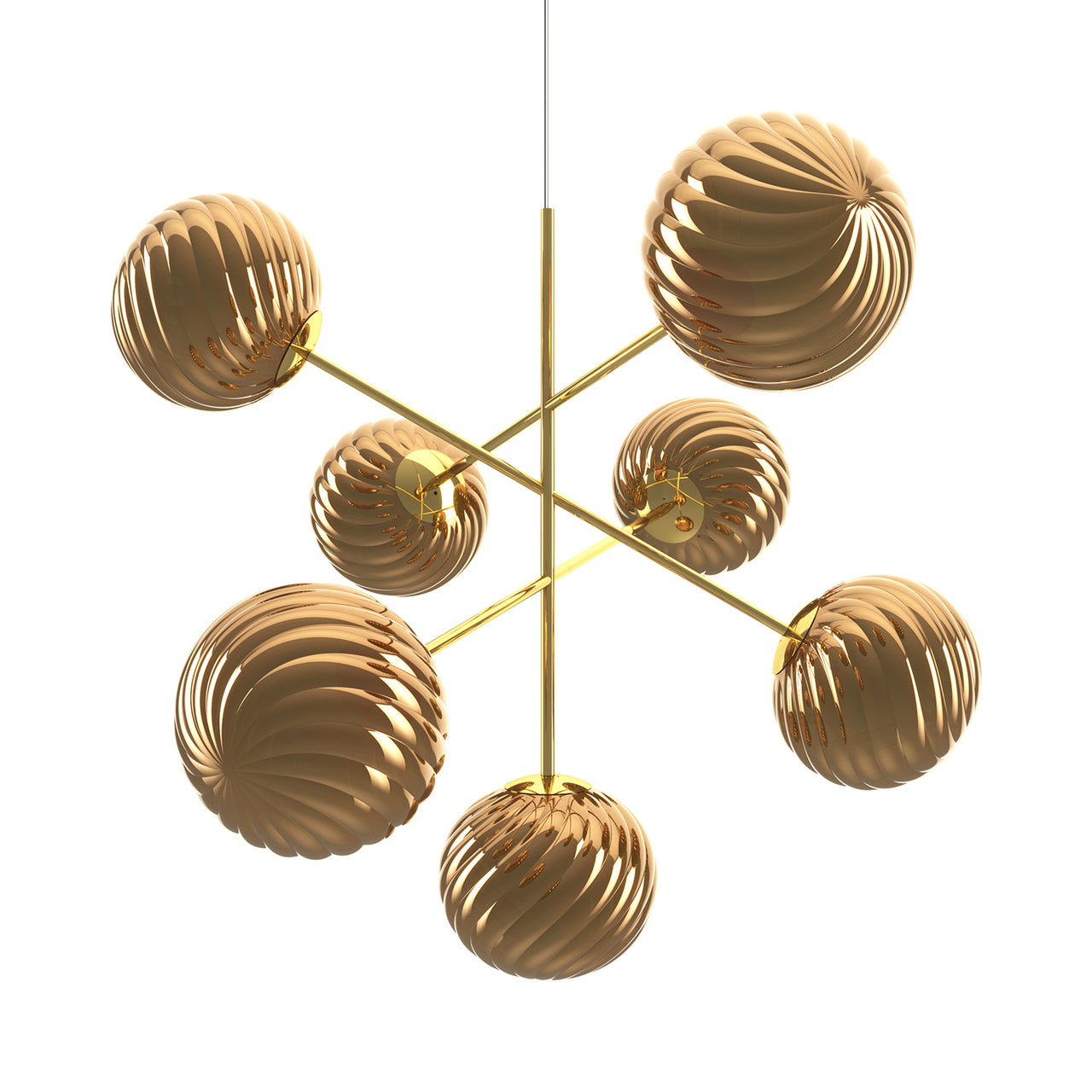 Whirl Chandelier: Large - 62.6