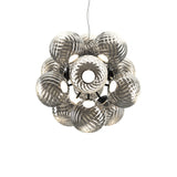 Whirl Brust Chandelier: Silver