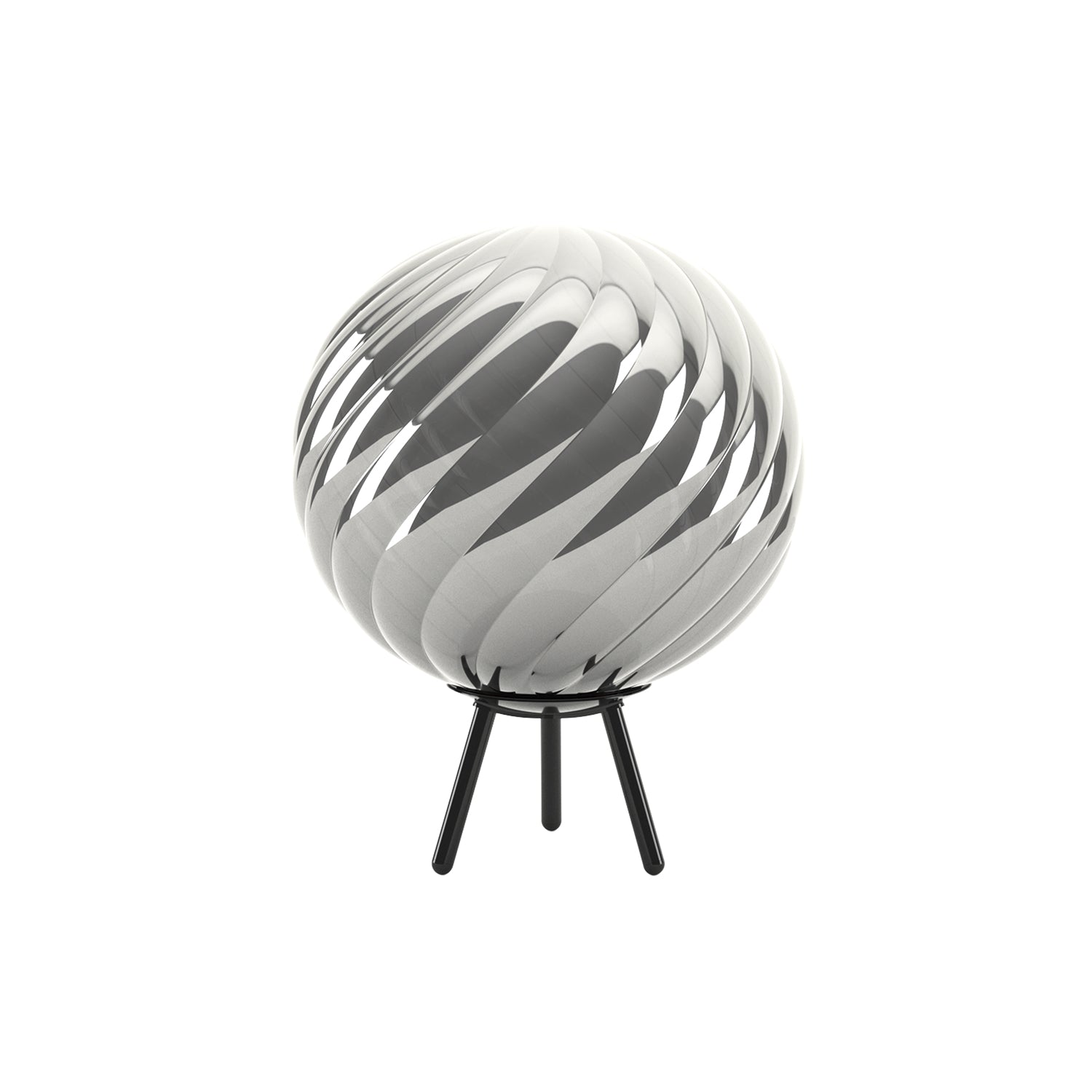 Whirl Portable Floor/ Hanging Lamp: Silver