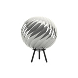 Whirl Portable Floor/ Hanging Lamp: Silver