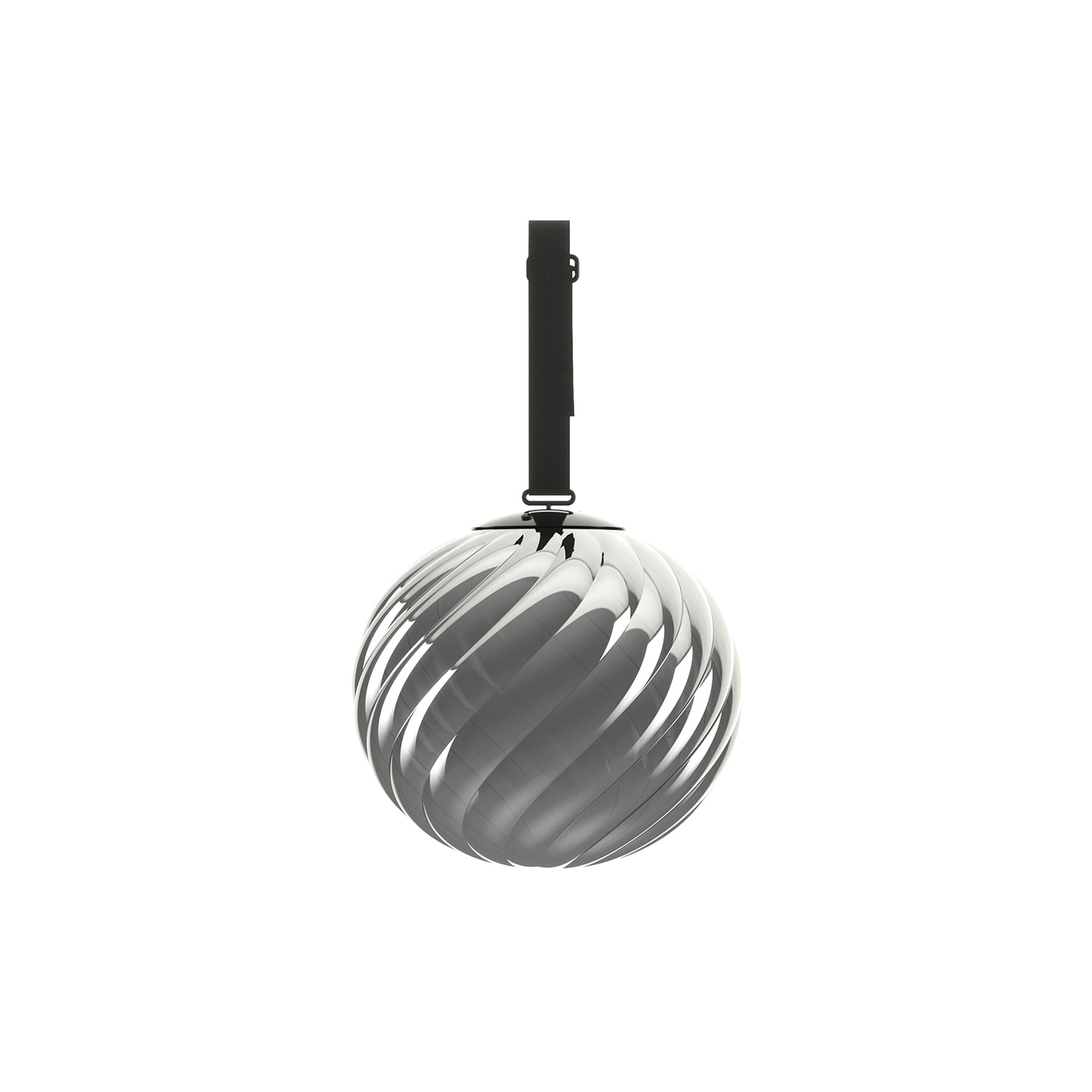 Whirl Portable Floor/ Hanging Lamp: Silver
