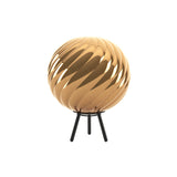 Whirl Portable Floor/ Hanging Lamp: Gold