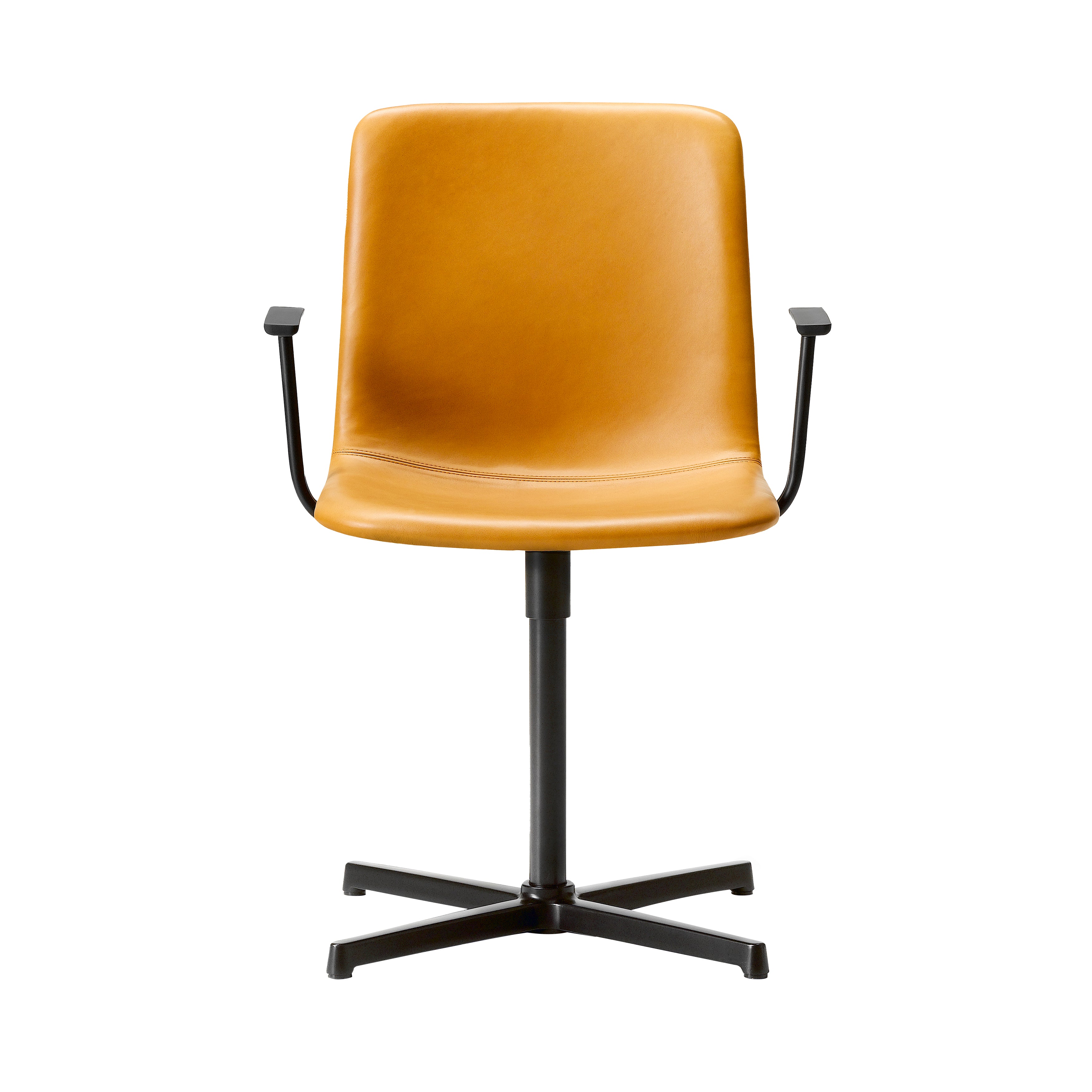 Pato Executive Armchair: Swivel X Base + Black