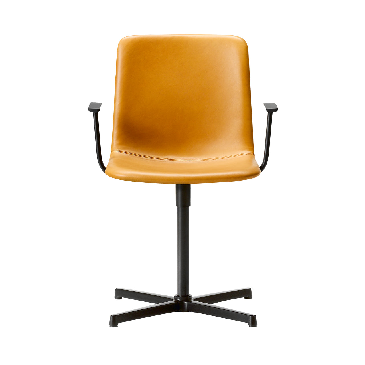 Pato Executive Armchair: Swivel X Base + Black
