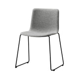 Pato Sledge Chair: Fully Upholstered + Black