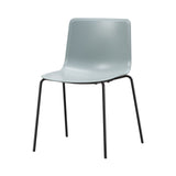 Pato Chair: Stacking + Without Arm + Ocean + Black