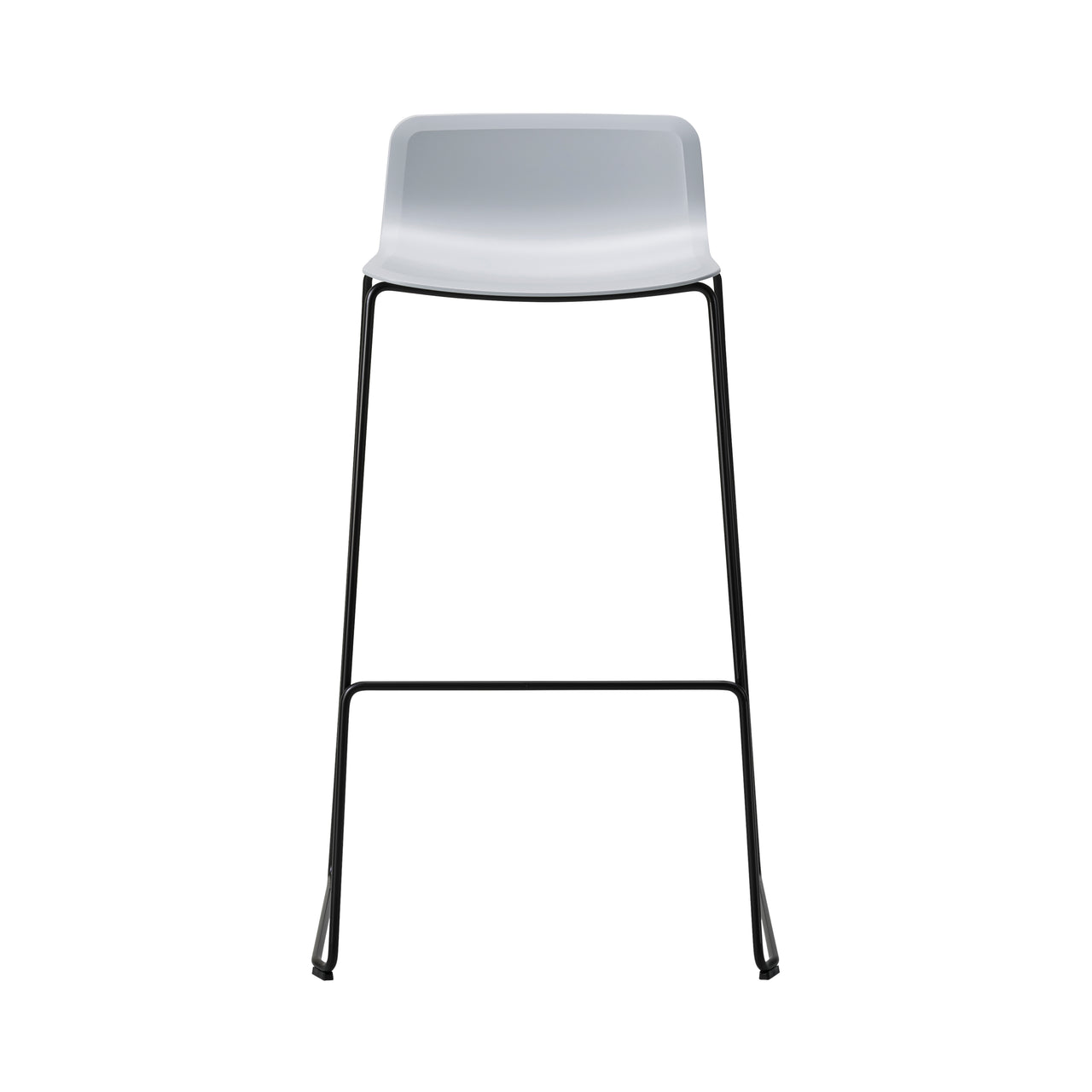 Pato Stool: Bar + Black + Stone