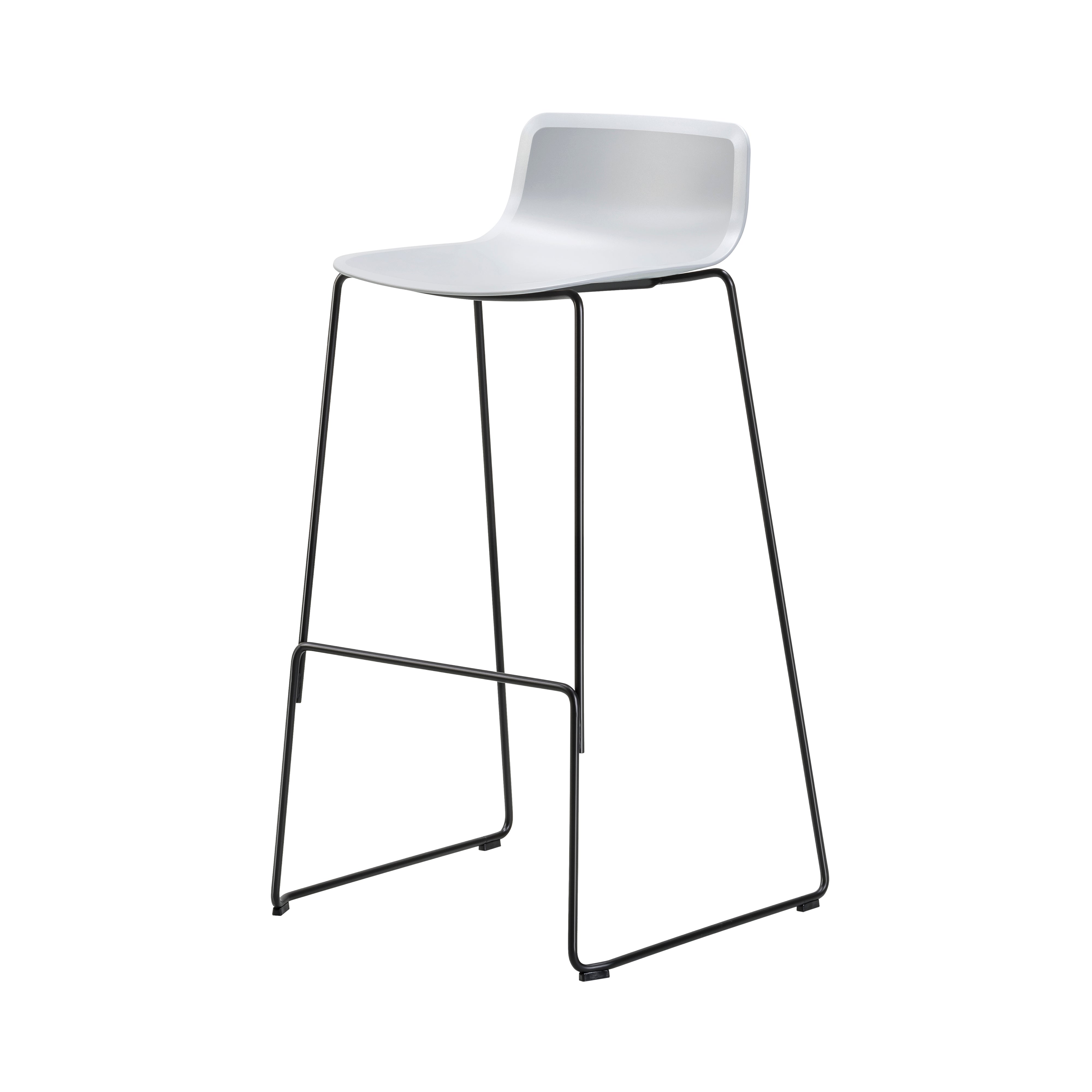 Pato Stool: Bar + Black + Stone