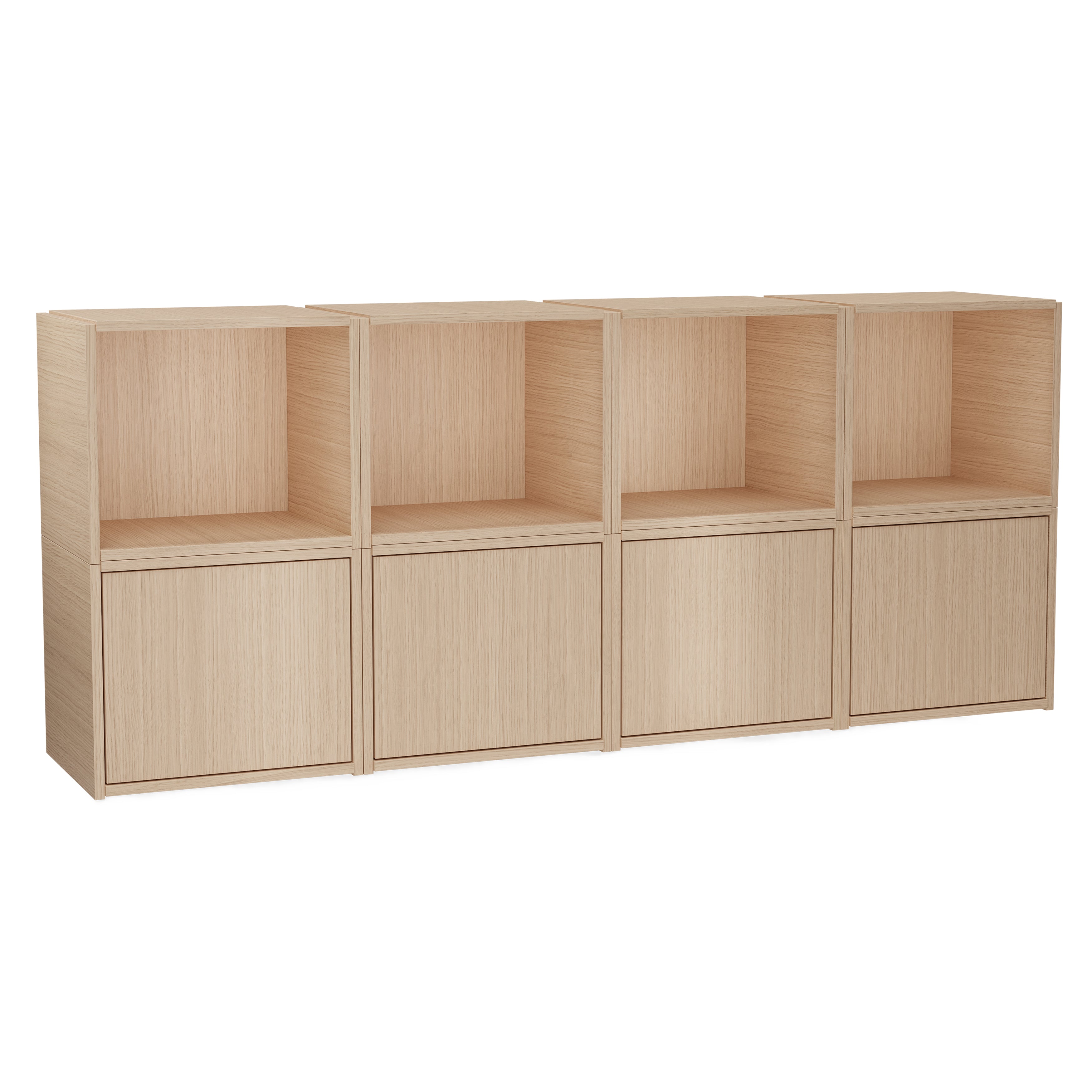 Bricks Shelving Systems: System D + Oak