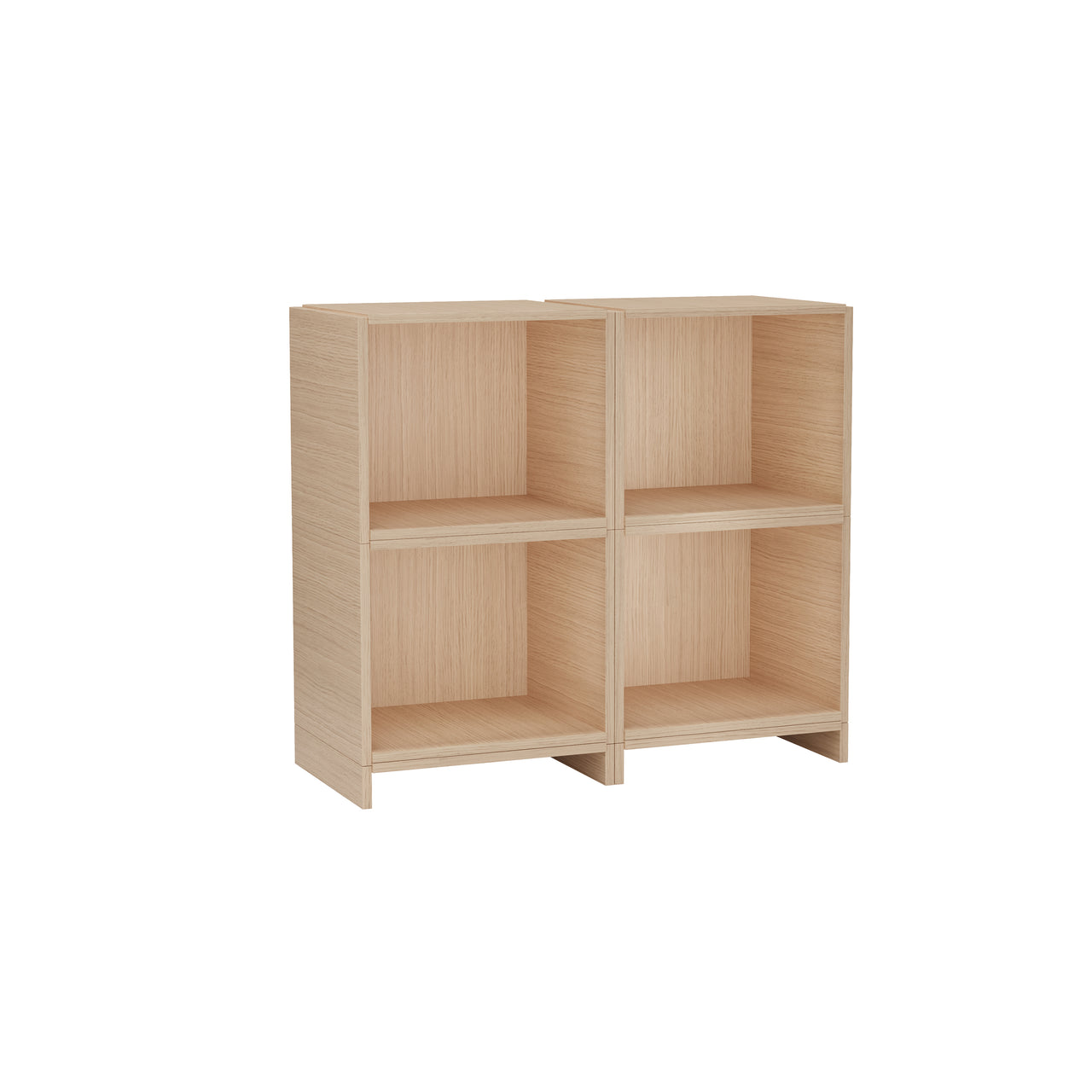 Bricks Shelving Systems: System E + Oak