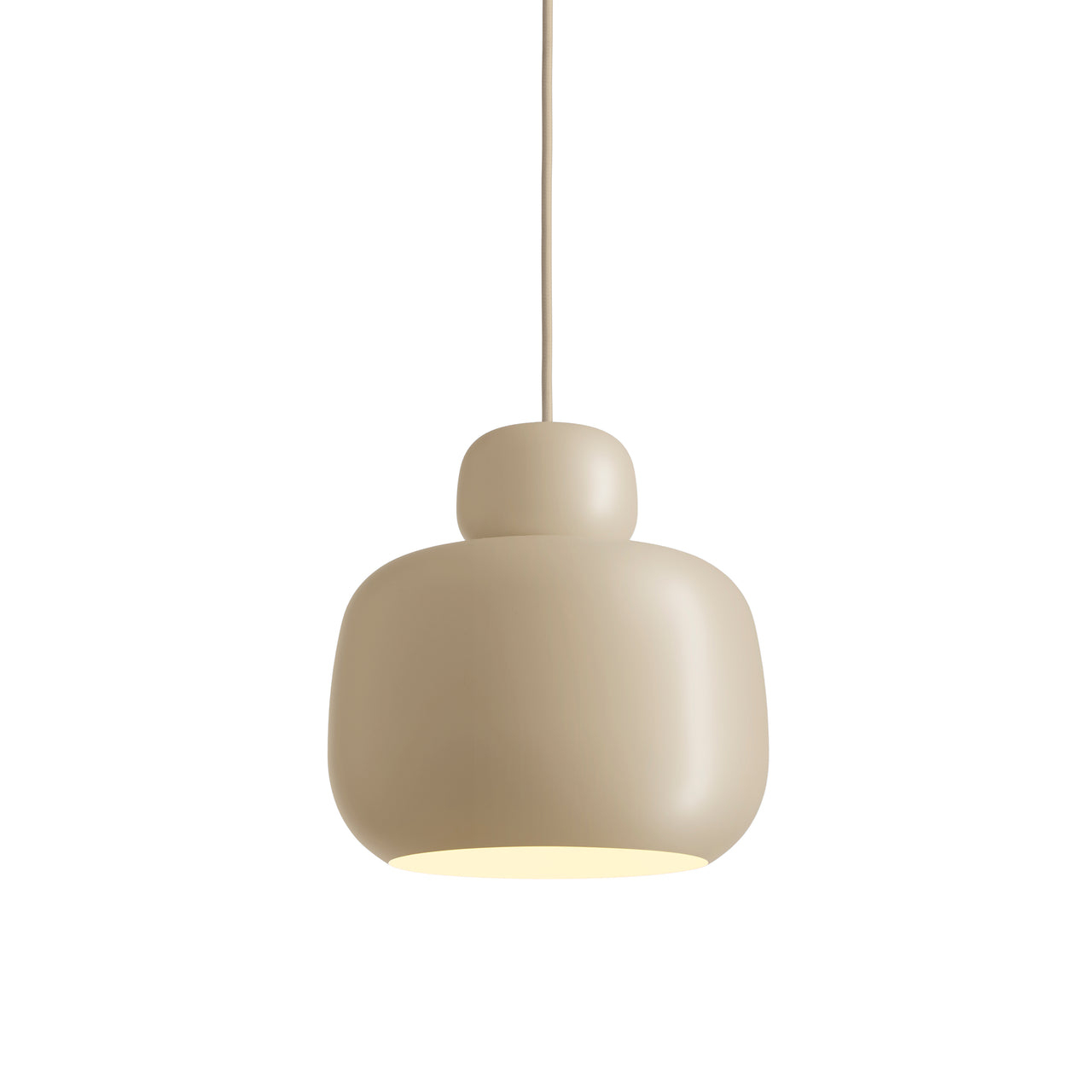 Stone Large Pendant Light: Beige