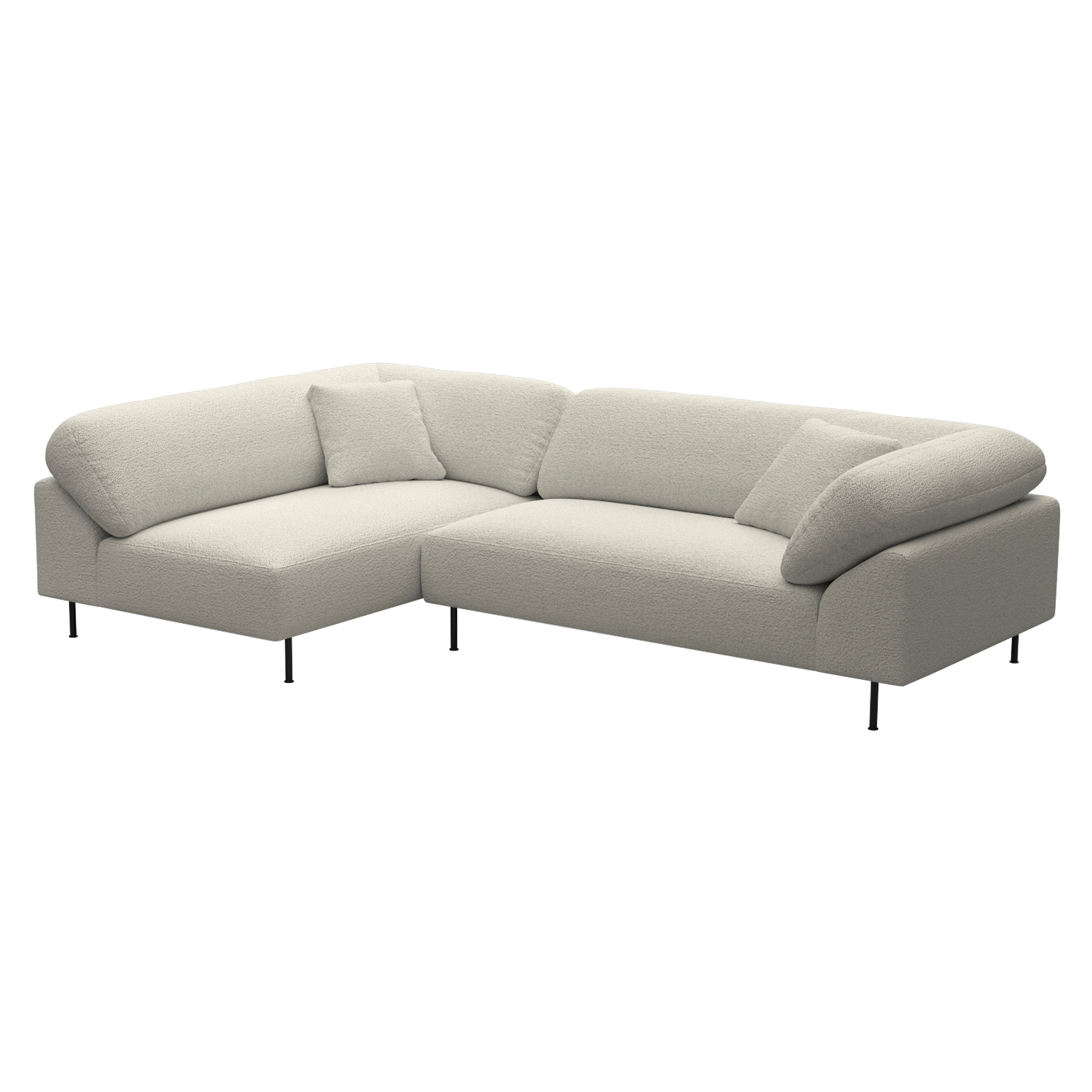 Collar Sectional Sofa: Configuration 3 + Stocked: Barnum 24