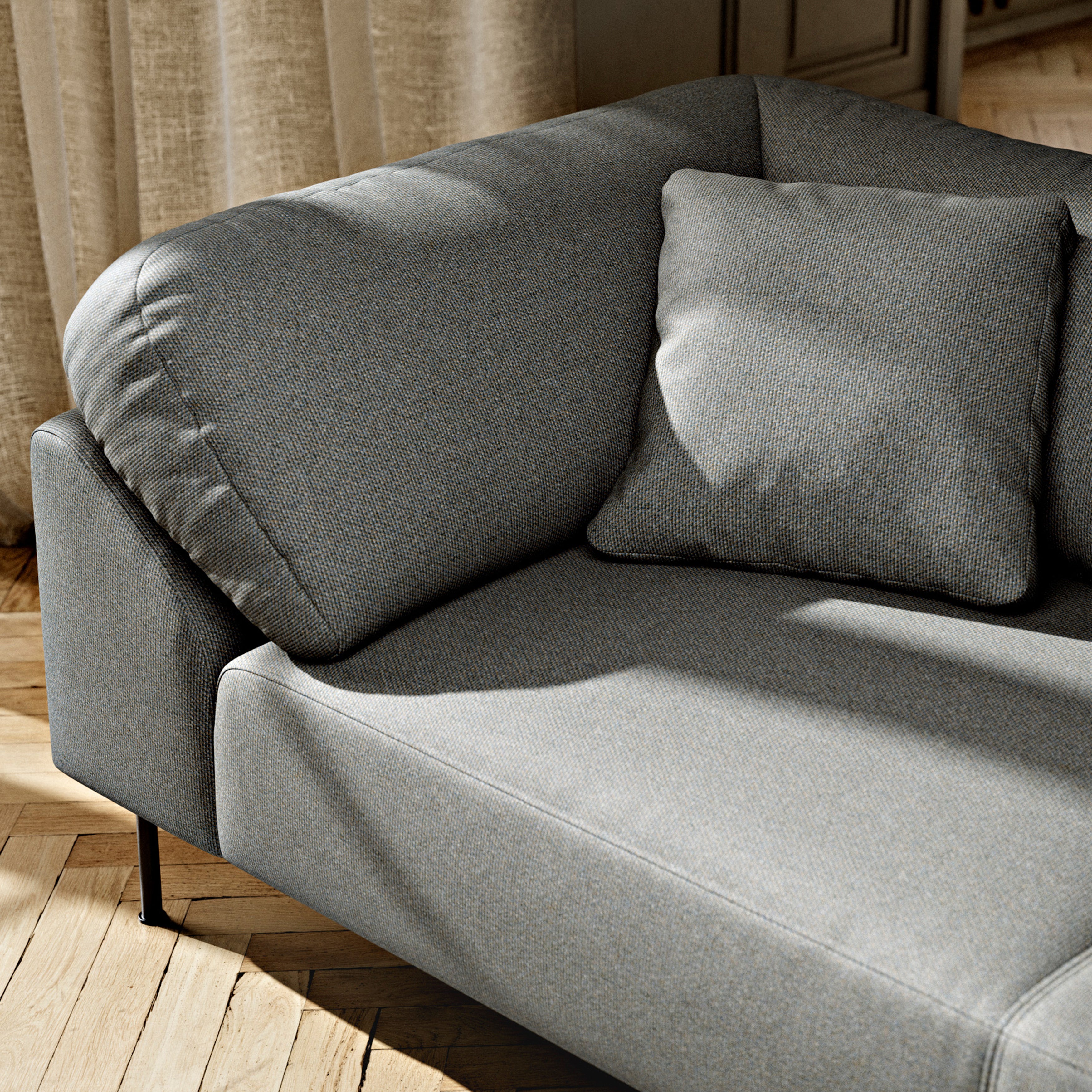 Collar Sofa: 2 Seater