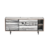 Wrongwoods Low Cabinet: White + Black