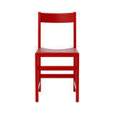 Waiter Chair: Red Lacquered Beech