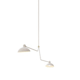 Waldorf Suspension Lamp: Double + Brass