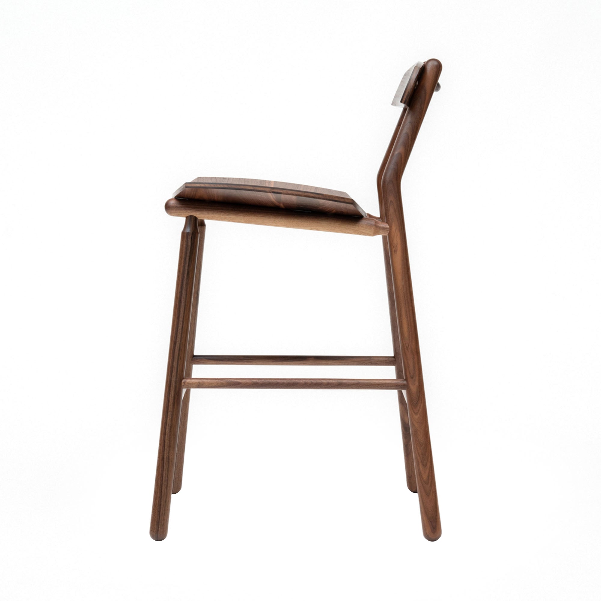 Hiro Barstool: Walnut