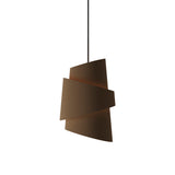 Croissant Pendant Light: Walnut