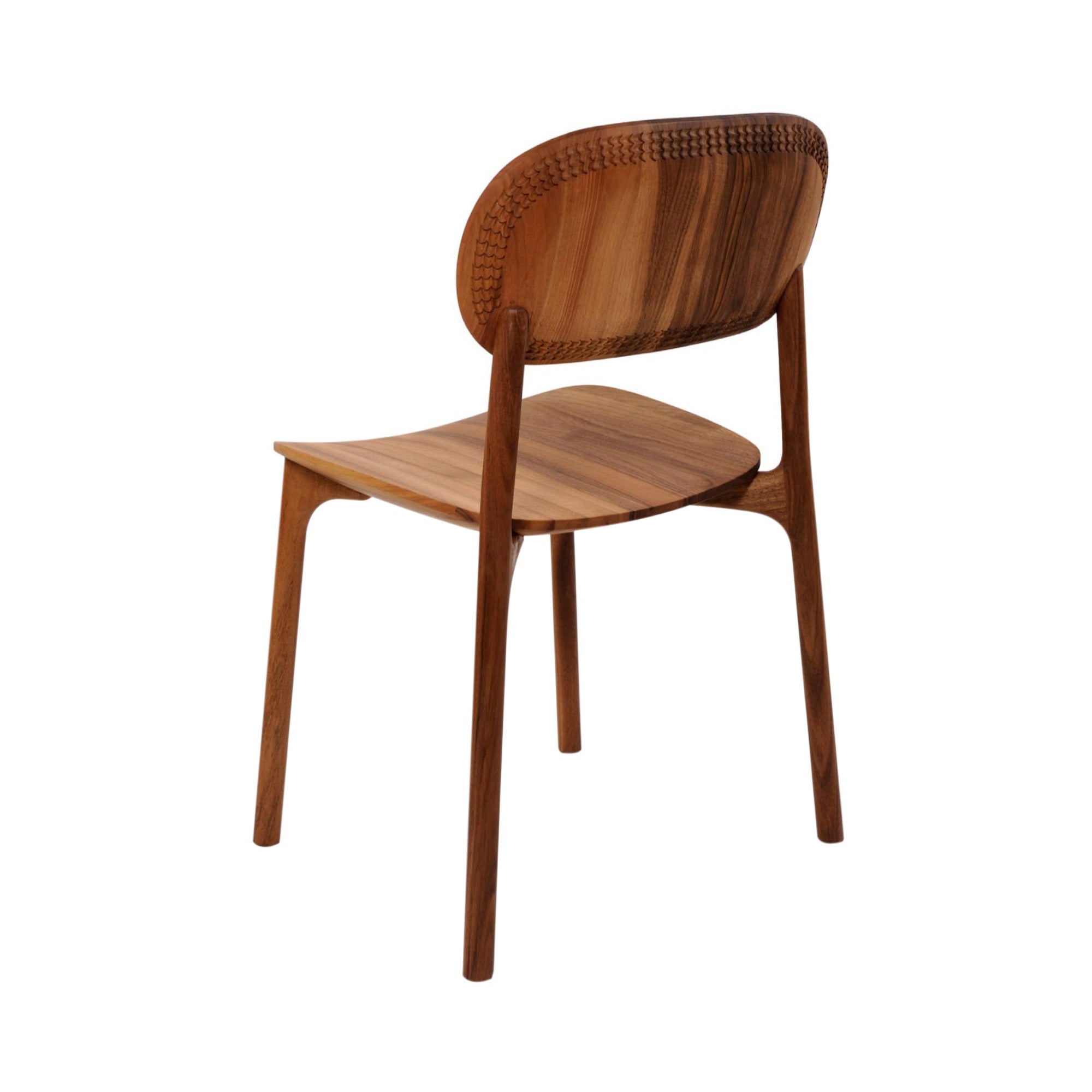 Unna Chair: Reshma Edge III + Wenge Maple + Black