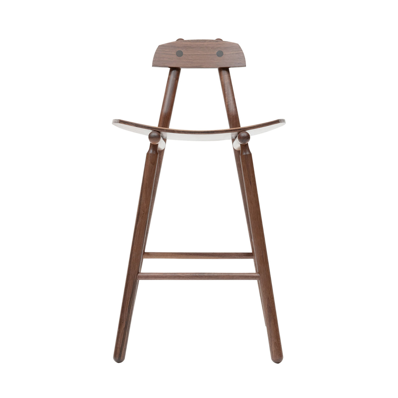 Hiro Barstool: Walnut