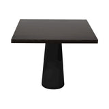 Container Square Table: Large + Wenge Stained + Black