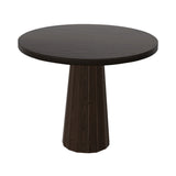 Container Round Table: Small + Bodhi Cover + Wenge Stained + Cinnamon