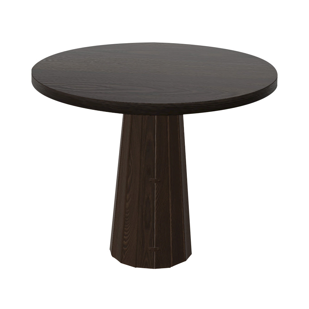 Container Round Table: Small + Bodhi Cover + Wenge Stained + Cinnamon