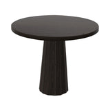 Container Round Table: Small + Bodhi Cover + Wenge Stained + Grey