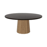 Container Round Table: Extra Large + Bodhi Cover + Wenge Stained + Natural Oil