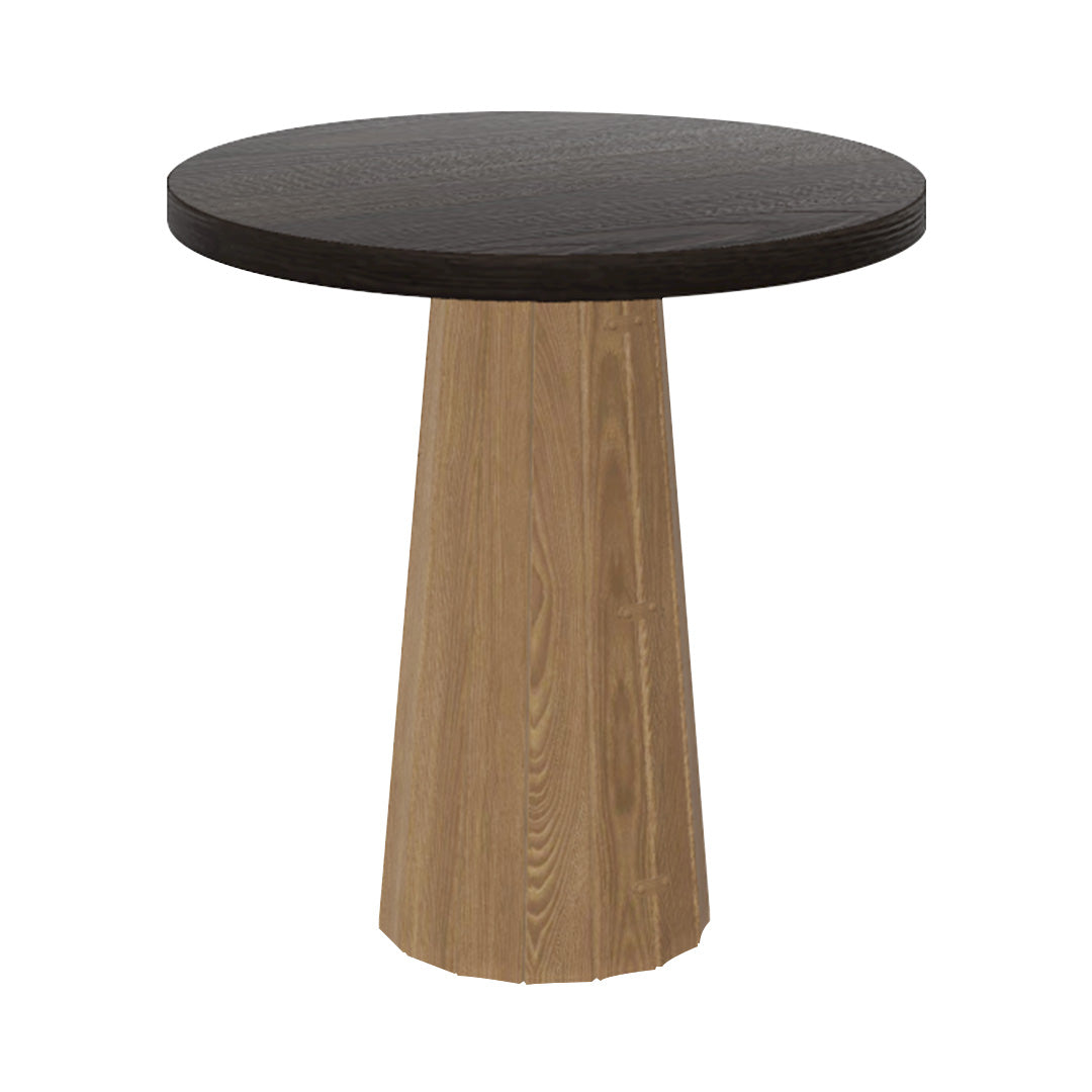 Container Round Table: Extra Small + Bodhi Cover + Wenge Stained + Natural Oil