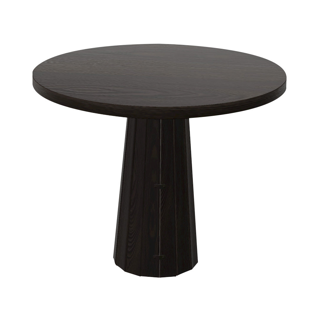 Container Round Table: Small + Bodhi Cover + Wenge Stained + Wenge