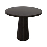 Container Round Table: Small + Bodhi Cover + Wenge Stained + Wenge