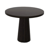 Container Round Table: Small + Bodhi Cover + Wenge Stained + Wenge