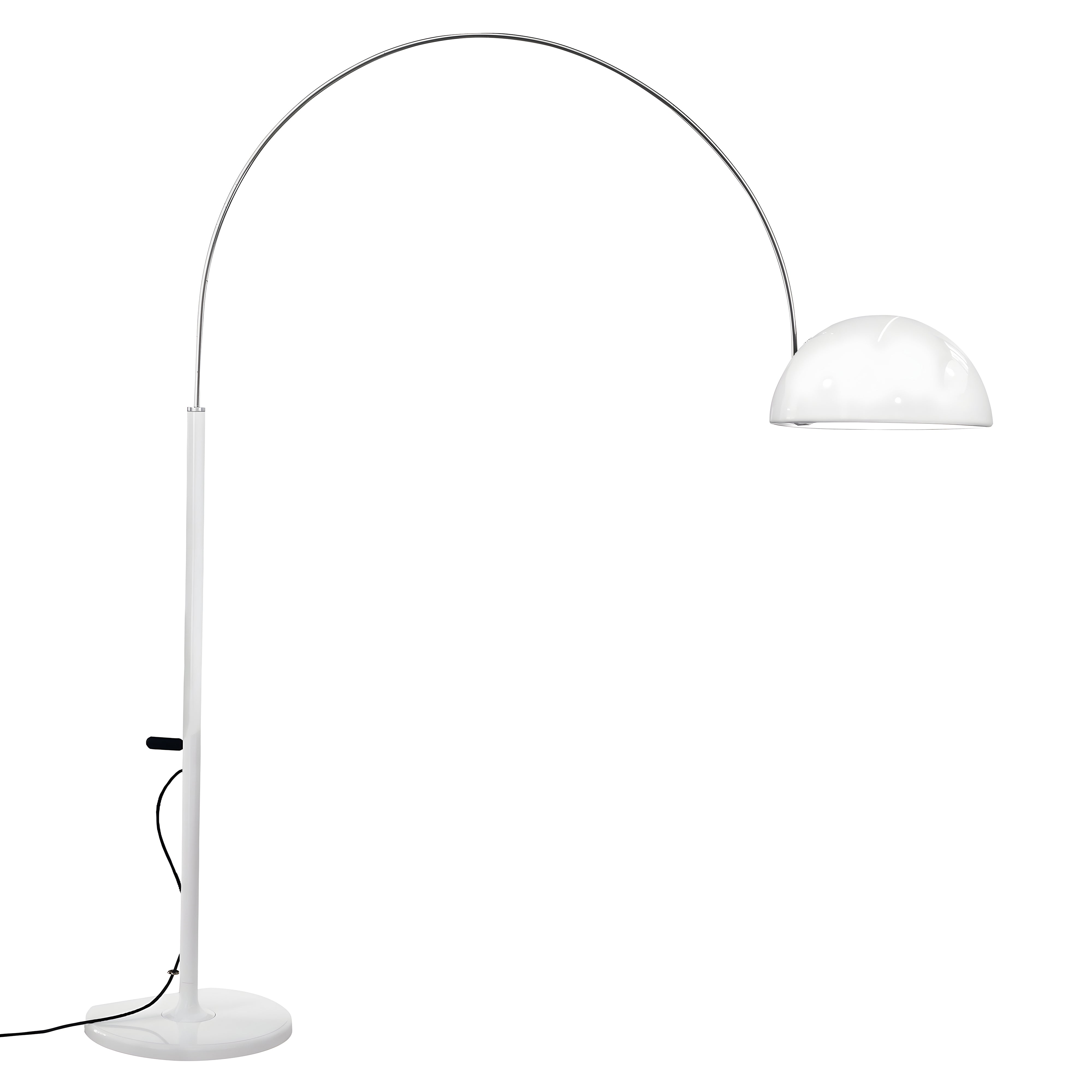 Coupé Arch Floor Lamp: White