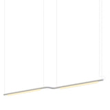 Pipeline CM3 Pendant Light: White + White