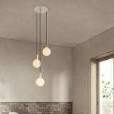 Triple Pendant with Sphere IV